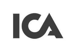 En logotype för ICA-restaurangen.