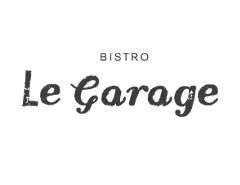 En logotype för restaurangen Bistro Le Garage.